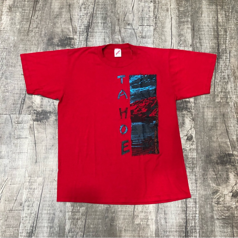VTG 80s Single-stitched Lake Tahoe tee